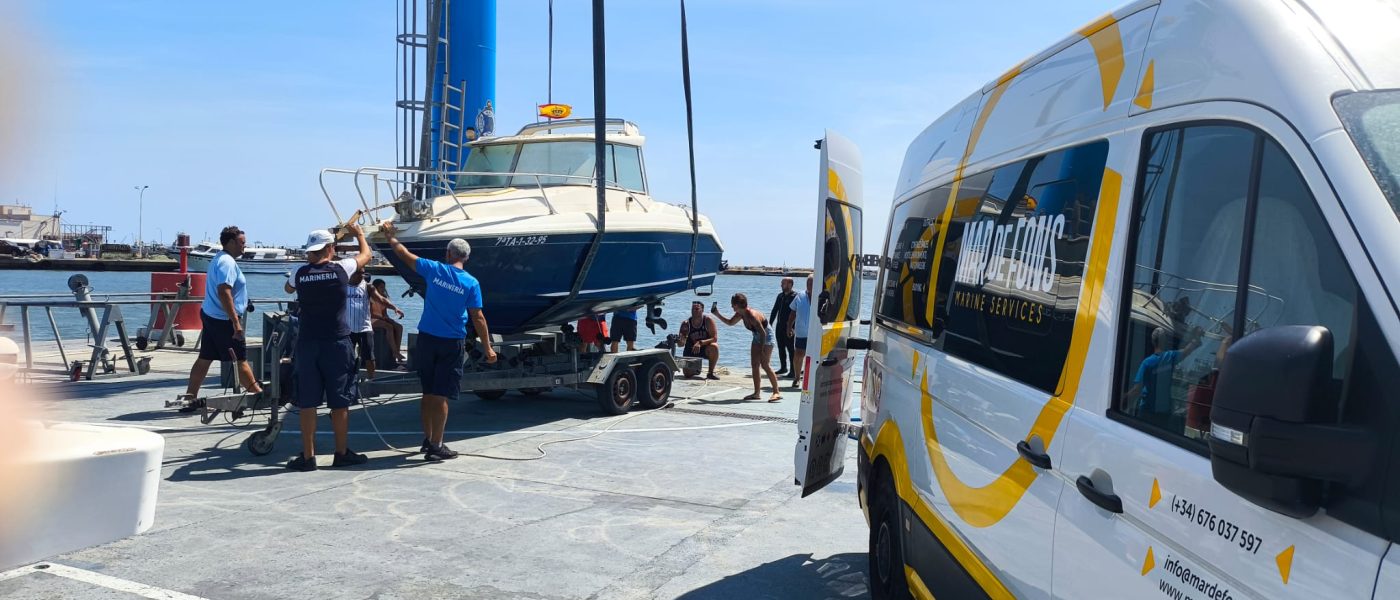 Reflote en el Puerto de La Ràpita - Mar de Fons Marine Services