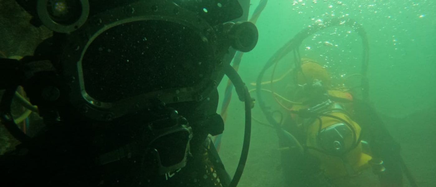 Reparación del anillo de la toma de aspiración en planta BASF TGN - Mar de Fons Marine Services