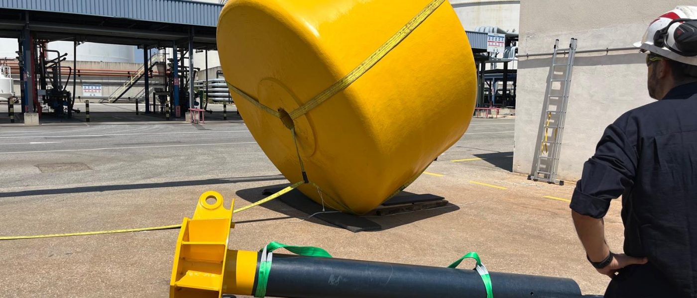 Sustitución boya de amarre - Mar de Fons - Marine Services